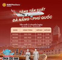 Tăng tần suất Đà Nẵng   Phú Quốc, linh hoạt giờ bay hè 2026