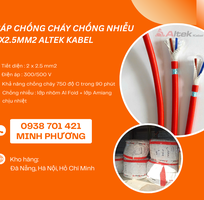 Cáp điện chống cháy chống nhiễu 2 lõi 2.5mm2 phân phối Đà Nẵng, Gia Lai, Hà Nội