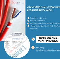1 Cáp điện chống cháy chống nhiễu 2 lõi 2.5mm2 phân phối Đà Nẵng, Gia Lai, Hà Nội