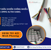 Dây cáp điện chống nhiễu 7x1.5mm2 Altek Kabel sẵn kho Hà Nội, Hưng Yên, Lào Cai