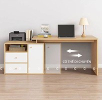 2 Bàn Làm Việc Tại Nhà Gỗ MDF Kết Hợp Ngăn Kéo Hiện Đại