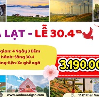 ĐÀ LẠT LỄ 30.4 4N3D
