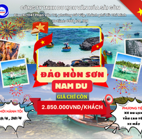 Tour Hòn Sơn - Nam Du 3N3Đ  Lễ 30/4