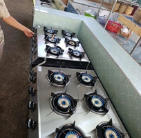 Bếp Gas 6 Lò Khè Kiềng Gang IKURA