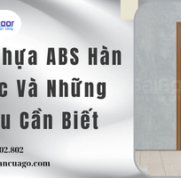 Cửa Nhựa ABS Hàn Quốc Và Những Điều Cần Biết