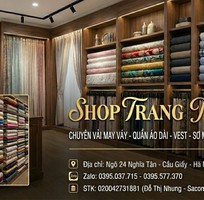 Cửa Hàng Vải Trang Nhung - Chợ Nghĩa Tân, Hà Nội