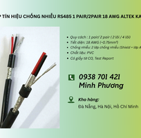 1 Cáp tín hiệu RS485 1 Pair/ 2 Pair 18AWG chống nhiễu   Giá tốt, sẵn kho Đà Nẵng