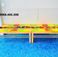 3 Bàn chơi lego cho bé, bàn lego trẻ em bằng gỗ
