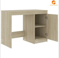 1 Bàn Làm Việc Tại Nhà Gỗ Công Nghiệp Kết Hợp Hệ Tủ Thông Minh
