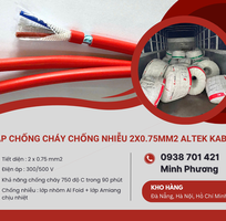 Cáp chống cháy chống nhiễu 2x0.75mm  Altek Kabel - Báo giá, ứng dụng mới nhất 2026