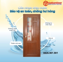 Cửa nhựa Đài Loan ghép thanh
