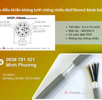 1 Cáp điều khiển không chống nhiễu 8x0.75mm    Lựa chọn tối ưu cho hệ thống điều khiển