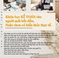 Khóa học KẾ TOÁN dành cho người mới bắt đầu, chưa có kiến thức thực tế