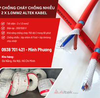 Cáp chống cháy chống nhiễu Altek Kabel 2x1.0mm2 phân phối Đà Nẵng, Khánh Hòa