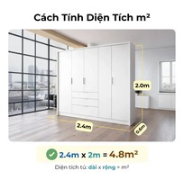 2 Giá Tủ Quần Áo Theo m2 2026  2.4   6 Triệu/m2    Cách Tính Chi Phí Chuẩn