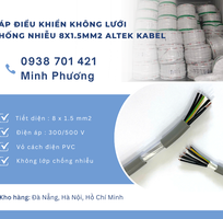 Cáp điều khiển không lưới chống nhiễu 8x1.5mm  Altek Kabel và Ứng dụng thực tế