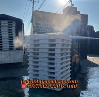 2  Cung Cấp Pallet Nhựa Màu Trắng  - Đẹp Mắt, Sạch Sẽ, Nhìn Là  Say Nắng   