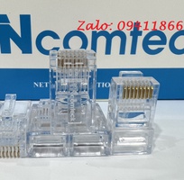 1 Phân phối Hạt mạng Cat6 UTP ANCOMTECK AC-US6-P100, chân sole đồng rãnh to