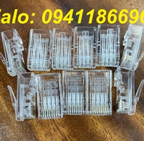 2 Phân phối Hạt mạng Cat6 UTP ANCOMTECK AC-US6-P100, chân sole đồng rãnh to
