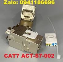 6 Phân phối Hạt mạng Cat6 UTP ANCOMTECK AC-US6-P100, chân sole đồng rãnh to