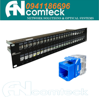 Phân phối thanh đấu nối patch panel 48 cổng Cat5/Cat6 mã 48S2U hãng Ancomteck