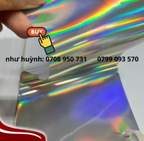 1 Màng nhựa phản quang 7 màu hiệu ứng hologram