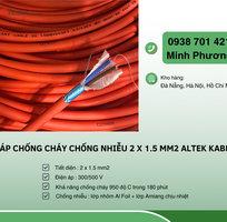 2 Cáp chống cháy chống nhiễu Altek Kabel 2 lõi 1.5mm2 Hồ Chí Minh, Quảng Ngãi