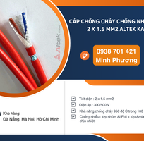 Cáp chống cháy chống nhiễu Altek Kabel 2 lõi 1.5mm2 Hồ Chí Minh, Quảng Ngãi