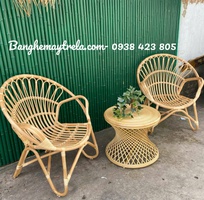 6 Ghế mây tự nhiên đuôi công nhỏ giá rẻ