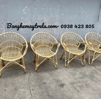 7 Ghế mây tự nhiên đuôi công nhỏ giá rẻ