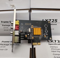 Card PCI ghi hình chuẩn kết nối Svideo, AV Lianxinhongfu LX725