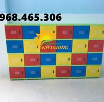 2 Tủ nhựa đựng balo cặp mầm non