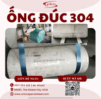 Ống đúc Inox 304 UNICO: Giải pháp phôi sạch tiêu chuẩn ASTM A312