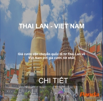 Cước Vận Chuyển Hàng Từ Thái Lan Về Việt Nam