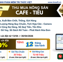 Phần Mềm Thu Mua Cafe, Tiêu - Ưu đãi 10 Mừng Đại Lễ 30/4