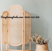 Bình phong mây tự nhiên kiểu đơn giản