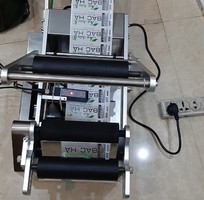 Máy dán nhãn chai tròn, máy dán tem nhãn decal, máy dán nhãn chai nhựa