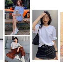 1 Mix áo thun trắng: 7 ngày mặc đẹp