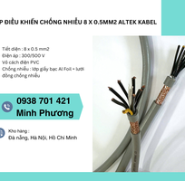 2 Dây cáp điều khiển có lưới chống nhiễu 8x0.5mm2 giá tốt Đà Nẵng, Nghệ An, Huế
