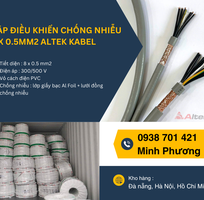 Dây cáp điều khiển có lưới chống nhiễu 8x0.5mm2 giá tốt Đà Nẵng, Nghệ An, Huế