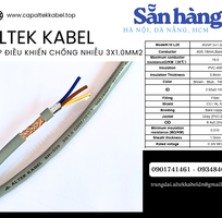 2 Cáp điều khiển Sh-500 3x1.0 chống nhiễu Altek Kabel sẵn Đà Nẵng, Hà Nội, Sài Gòn