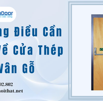 1 Những Điều Cần Biết Về Cửa Thép Vân Gỗ