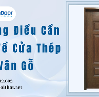 Những Điều Cần Biết Về Cửa Thép Vân Gỗ