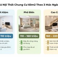 2 Báo Giá Nội Thất Chung Cư 60m2 2026   Làm Bao Nhiêu Tiền   Chi Tiết Từ Xưởng