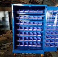 4 Tủ dụng cụ cơ khí VT-T07 là mẫu tủ dụng cụ có khay linh kiện, tủ dụng cụ 2 cánh