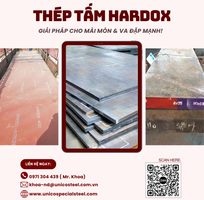 Thép tấm HARDOX UNICO:Giải pháp kháng mài mòn toàn diện và tối ưu hóa chi phí vận hành cho các dự án