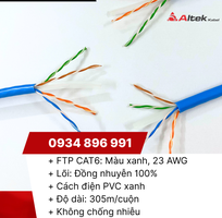 1 Cáp Mạng Altek Kabel Cat6 Không Chống Nhiễu - Lõi Đồng Nguyên Chất Ninh Thuận, Quảng Ngãi, Bình Định