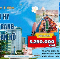 1 TP.HCM -  Vĩnh Hy - Nha Trang - Vịnh San Hô Lễ 30/4