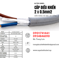 Cáp điều khiển, cáp tín hiệu 2x0.5 sẵn Đà Nẵng, Quảng Nam, Huế, Quảng Trị