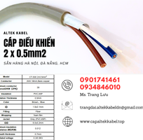 2 Cáp điều khiển, cáp tín hiệu 2x0.5 sẵn Đà Nẵng, Quảng Nam, Huế, Quảng Trị